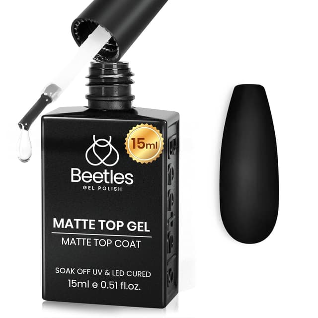 Detalle de Beetles Matte Gel Top Coat 15 ml ๐