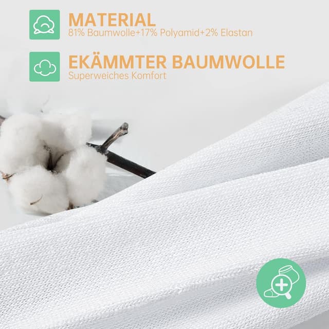 Detalle de FALARY Sneaker Socken 12 Paar Unisex