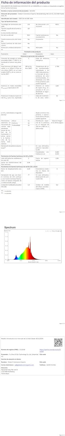 Thumbnail 9 de DiCUNO Bombilla LED G9 3W 🌟 Ahorro 40W, Blanco Cálido, 6 Piezas