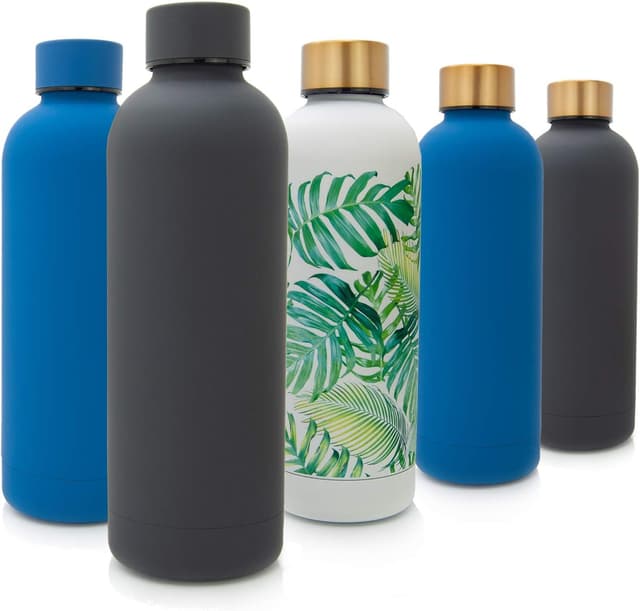 Thumbnail 6 de T&N Edelstahl Trinkflasche 500 ml – Thermosflasche für Büro & unterwegs (auslaufsicher, für Sprudel)