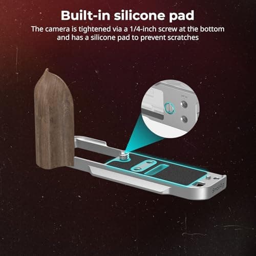 Thumbnail 6 de Plaque de montage Smallrig X-T30 III avec poignée en bois ⚙