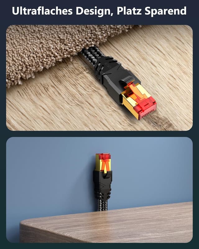 Thumbnail 5 de Tesmax Cat 8 LAN-Kabel 5 m, 40 Gbps