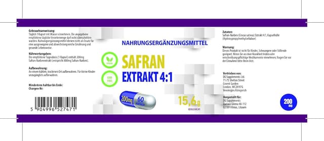 Thumbnail 3 de Hepatica Zafferano 800 mg equivalente (estratto 4:1) 60 capsule vegane
