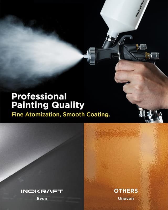 Detalle de InoKraft Premium D1 LVLP Spritzpistole Set