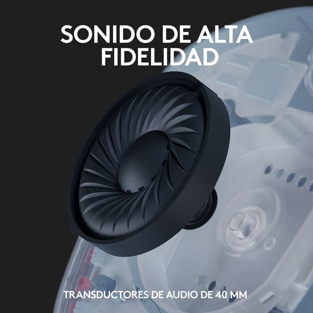 Detalle de Logitech G435 auriculares inalámbricos 18 h