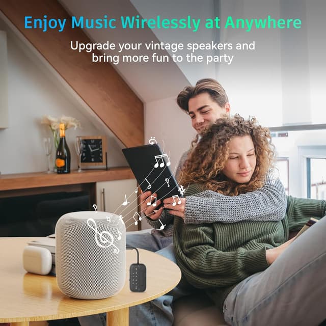 Thumbnail 5 de 2025 Bluetooth 5.3 2in1 Sender Empfänger