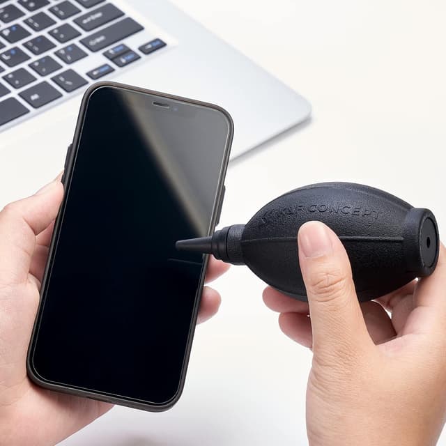 Detalle de K&F Concept Air Fan Dust Cleaner & Lens Blower (Black) for Camera Lenses