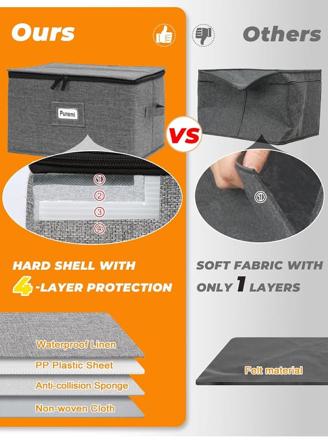 Detalle de punemi Wine Glass Storage Box ⚖