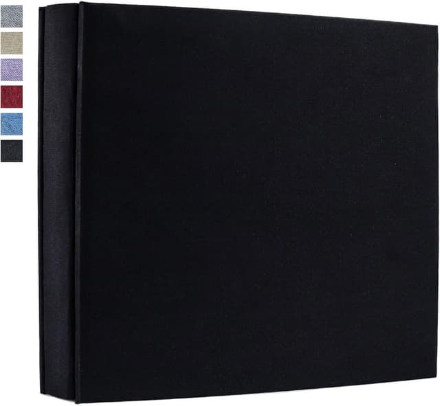 Detalle de Vienrose Fotoalbum traditionell, 10 x 15 cm – Leineneinband für bis zu 600 Fotos