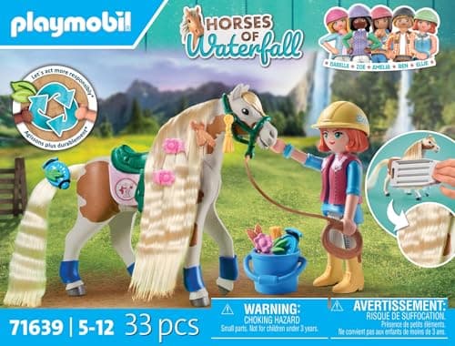 Detalle 2 de PLAYMOBIL 71639 Ellie con caballo y accesorios
