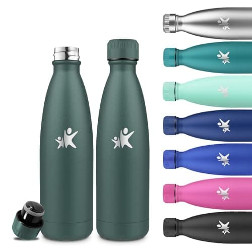 Detalle de Grsta Botella Agua Acero Inoxidable 500 ml térmica para escuela