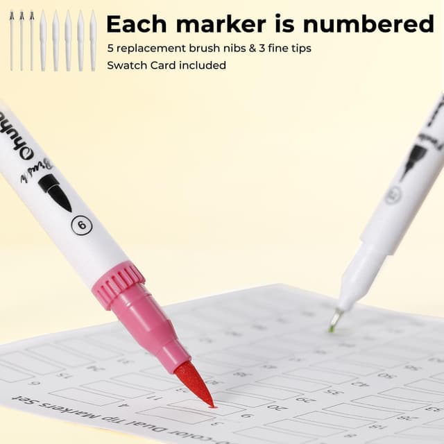 Thumbnail 5 de Ohuhu Colouring Pens 120 dual tip set