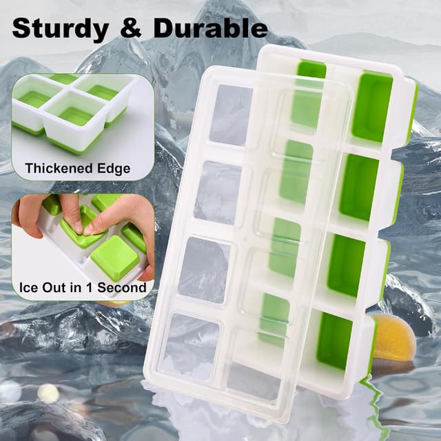 Thumbnail 6 de Silicone Ice Cube Tray Large