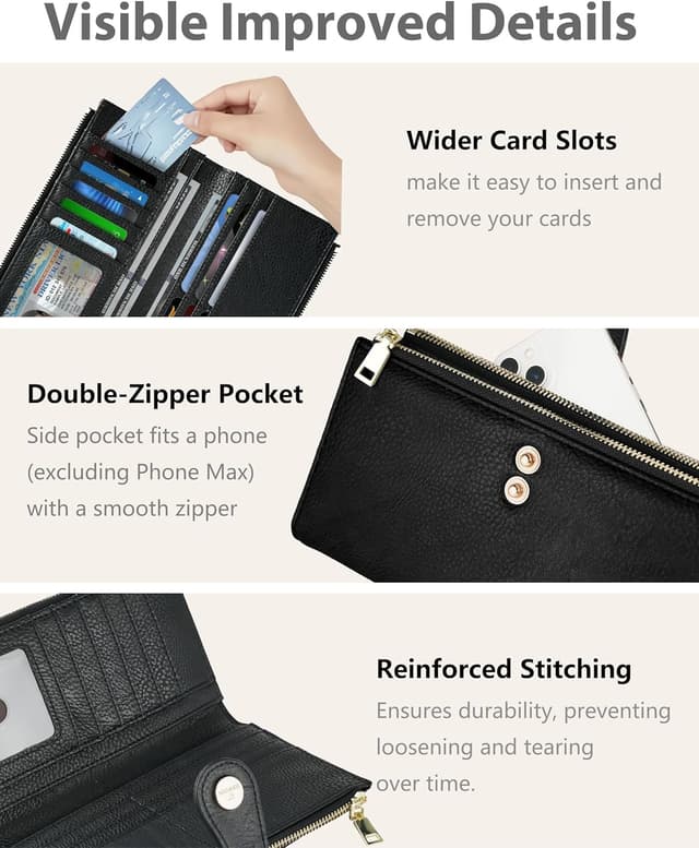 Detalle 1 de Sunpour Geldbörse 19,2 cm groß mit RFID