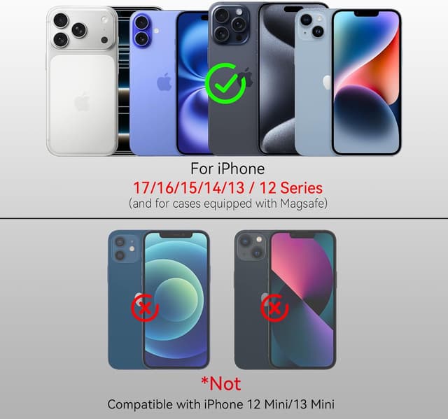 Detalle 2 de Vinich MagSafe Card Wallet, RFID Blocking