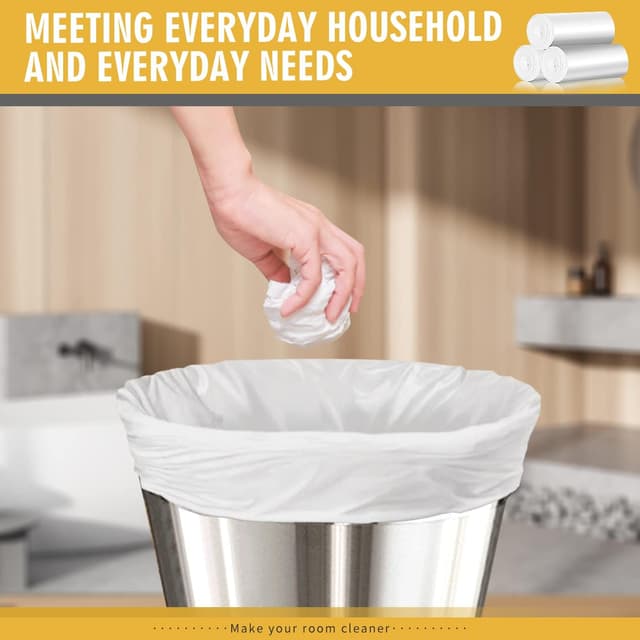 Thumbnail 5 de 105 Small Trash Bags, 4 Gallon Liners