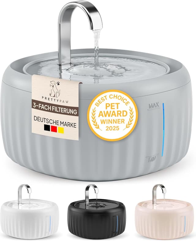 Imagen de PrettyPaw Katzenbrunnen 3L Trinkbrunnen für Katzen 💧🐱 en OfertitasTOP