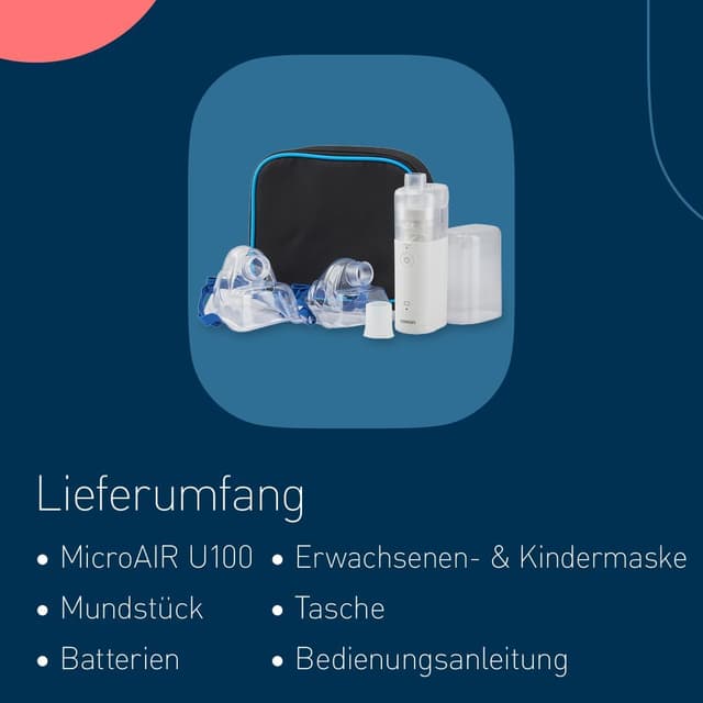 Thumbnail 6 de OMRON MicroAir U100 Inhalationsgerät 10 ml