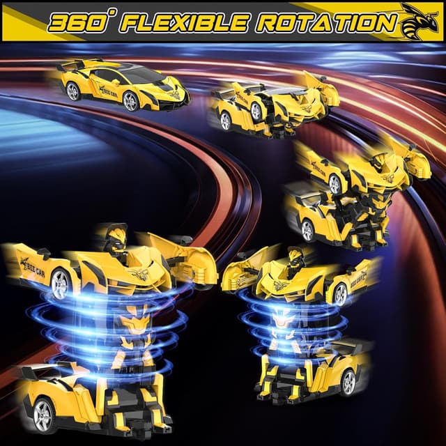 Detalle de Mieryd Macchina telecomandata 2 in 1 trasforma Bee in robot e auto 2,4 GHz