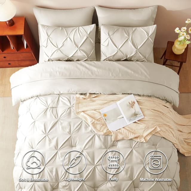 Detalle 2 de CozyLux Queen Comforter Set 88x88