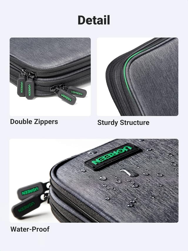 Thumbnail 4 de UGREEN Organizer Cavi borsa da viaggio per accessori