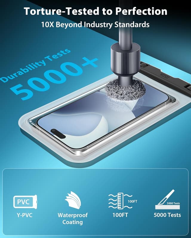 Detalle 2 de YOSH Waterproof Phone Pouch 7 inch IPX8