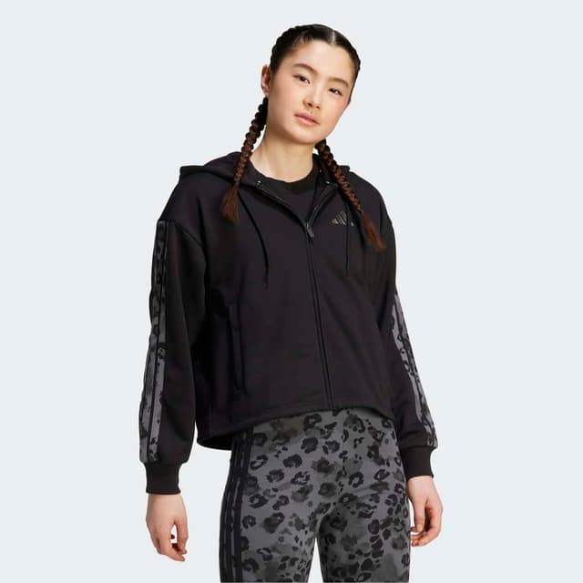 Detalle de Adidas Sudadera Mujer Animal Print