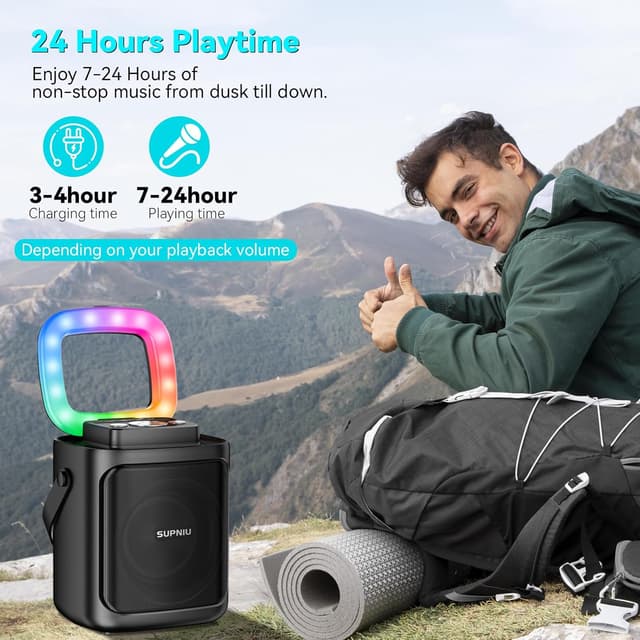 Thumbnail 6 de SUPNIU S50 portable karaoke speaker 30W