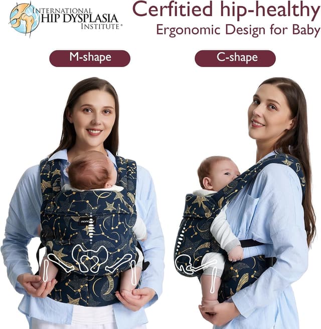 Thumbnail 6 de Momcozy Baby Carrier Ergonomic Starry Sky