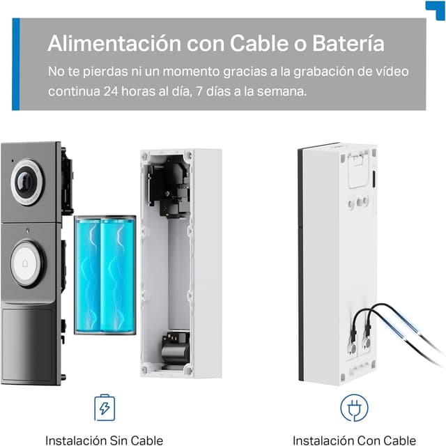 Thumbnail 4 de Tapo D235 Timbre inteligente 2K 5MP con visión nocturna a color