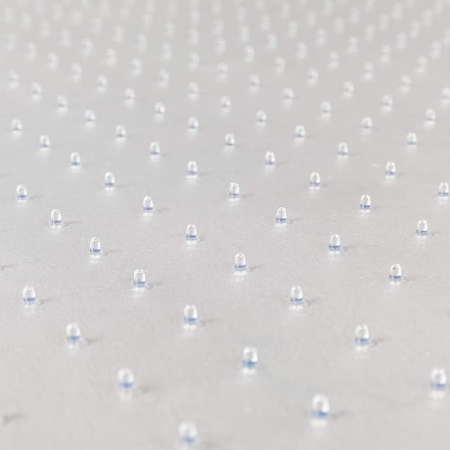 Detalle de Kuyal Clear PVC Carpet Chair Mat 48" x 36" (BPA-free) for Home Office Floors