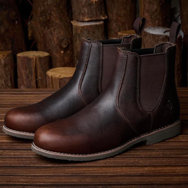 Detalle de SL-Saint Uomo SL-HERO stivali Chelsea in vera pelle di mucca, fatti a mano