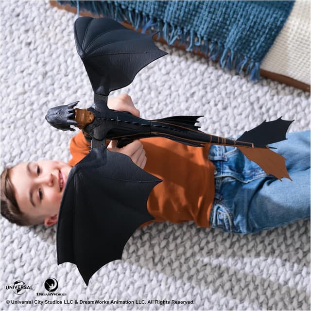 Thumbnail 6 de Dreamworks Dragons Desdentao alas 63 cm, luces y sonidos