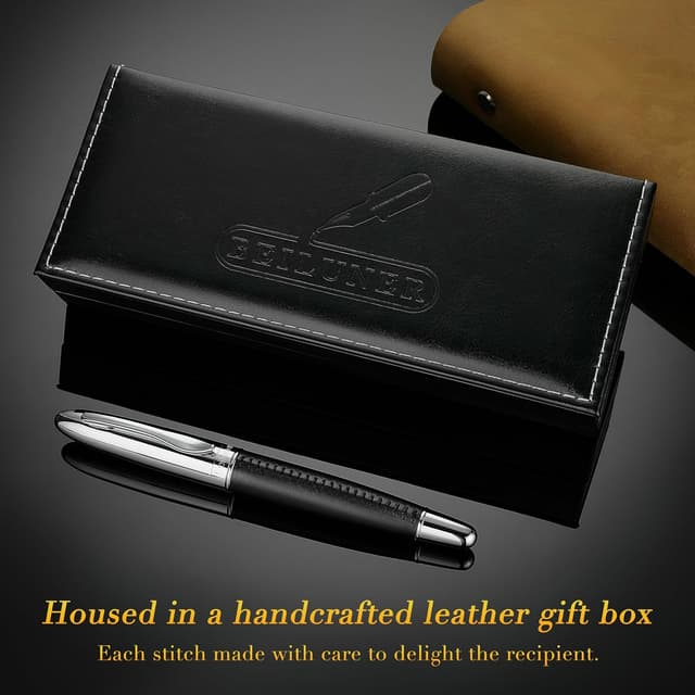 Thumbnail 4 de BEILUNER 318 Penna rollerball in pelle 🖊