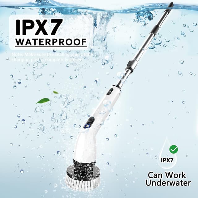 Thumbnail 5 de TUYU Electric Spin Scrubber IPX7 Waterproof 🧽