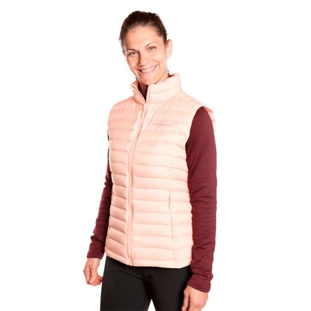 Detalle de Trangoworld Saloria DC: chaleco de mujer ligero, entallado y repelente al agua