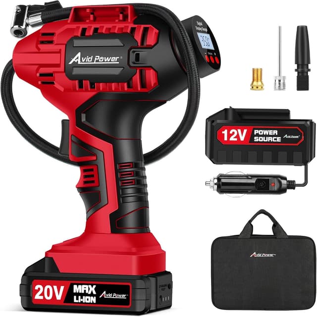 Detalle de AVID POWER Tire Inflator 20V Portable Air Compressor