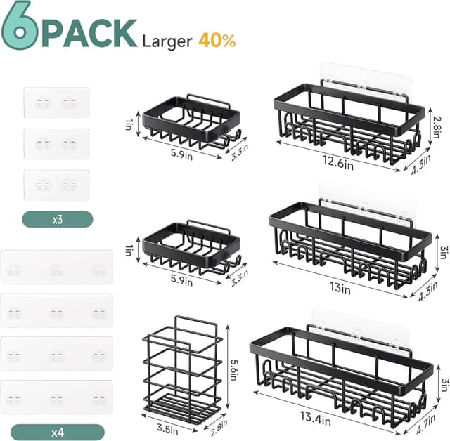 Thumbnail 5 de Veken Shower Caddy 6-pack