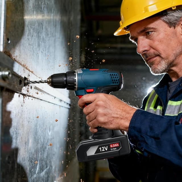 Thumbnail 6 de HTongD Batteria di ricambio 12 V 6,0 Ah agli ioni di litio (2 pezzi) compatibile con Bosch BAT420 e serie 12V