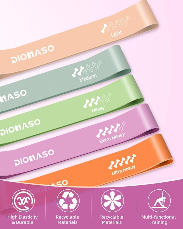 Detalle 2 de DIOMASO Resistance Bands 5 Levels