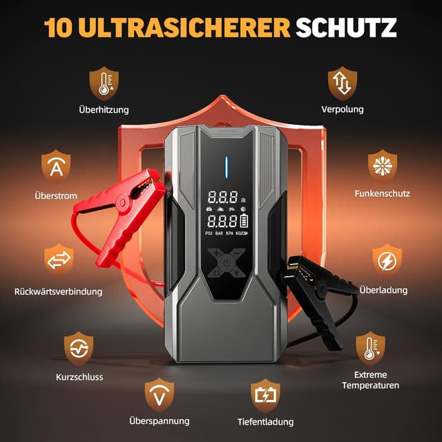 Thumbnail 6 de FNITAER Starthilfe Powerbank 8000A