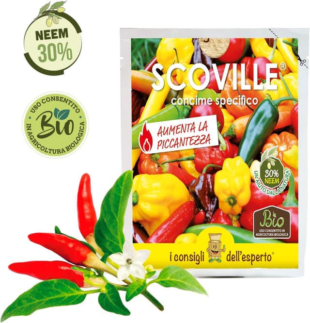 Thumbnail 3 de Scoville Concime Organominerale per Peperoncini 100 g
