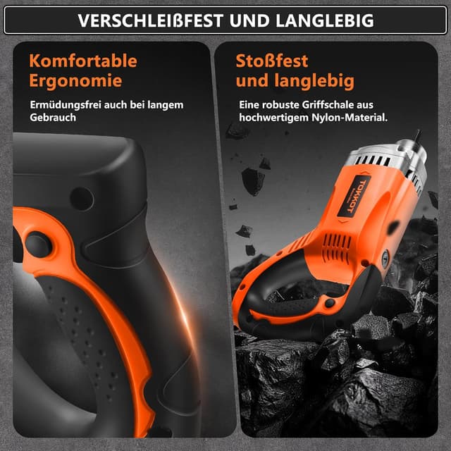 Thumbnail 6 de Elektrischer Betonrüttler 1300 W mit 1,5 m Kupferstange – Hand-Betonvibrator für Platten und Fundamente