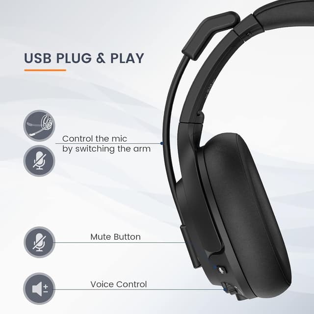 Thumbnail 4 de EKSA H2 USB Headset 180g
