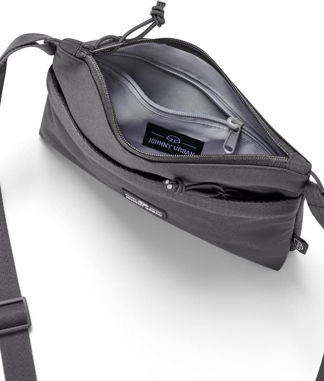 Detalle de Johnny Urban Drew Umhängetasche für Herren & Damen – kleine wasserabweisende Messenger Bag