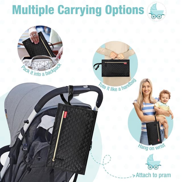 Thumbnail 4 de Lekebaby Wickelunterlage 63×35 cm