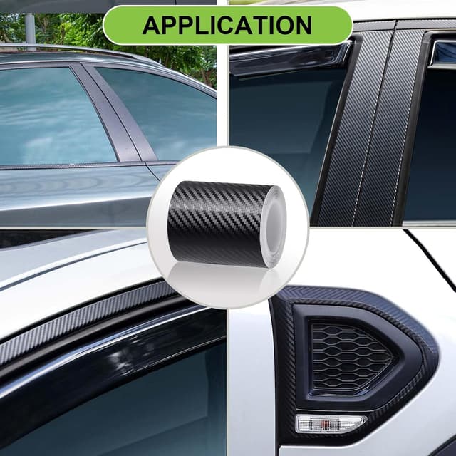 Thumbnail 1 de Spurtar Carbon Fibre Vinyl Wrap 7.6cm