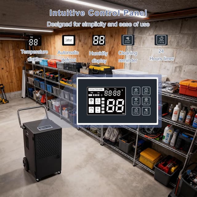 Thumbnail 2 de Katenpo Déshumidificateur Pro 90L/j pour grandes surfaces