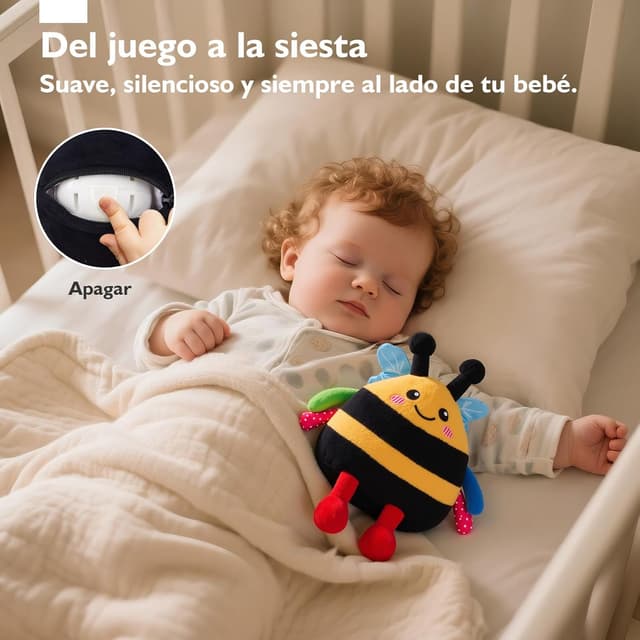 Detalle 2 de hahaland Abeja Bailarina 4 en 1 con Música y Grabación 🐝