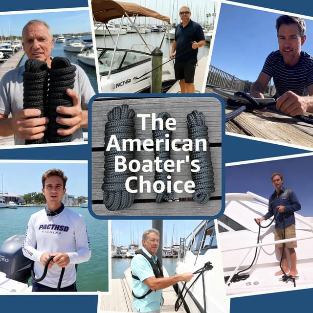 Thumbnail 6 de PACTHSD Boat Dock Lines 1/2" x 15' Rope